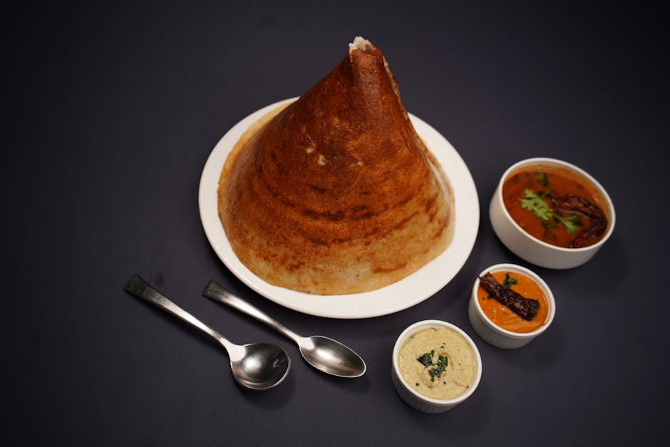 Crispy golden dosa